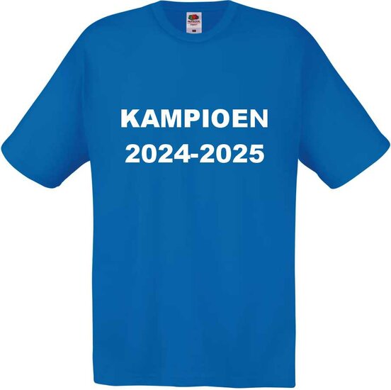 Kampioensshirt blauw