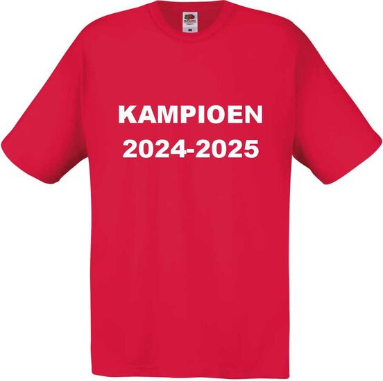 Kampioensshirt rood