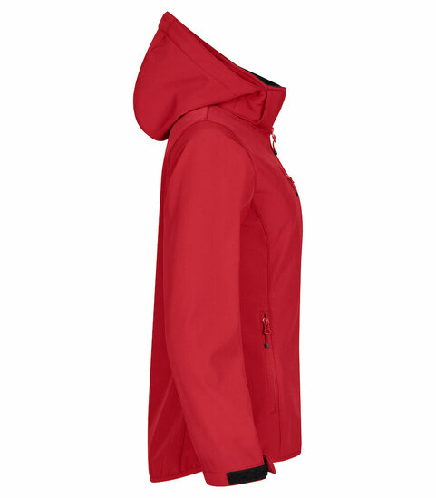 Clique Hoody Softshell Jas rood