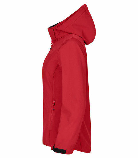 Clique Hoody Softshell Jas rood