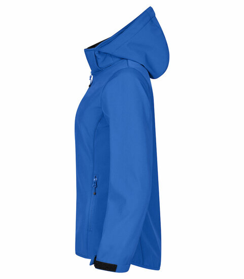 Clique Hoody Softshell Jas blauw