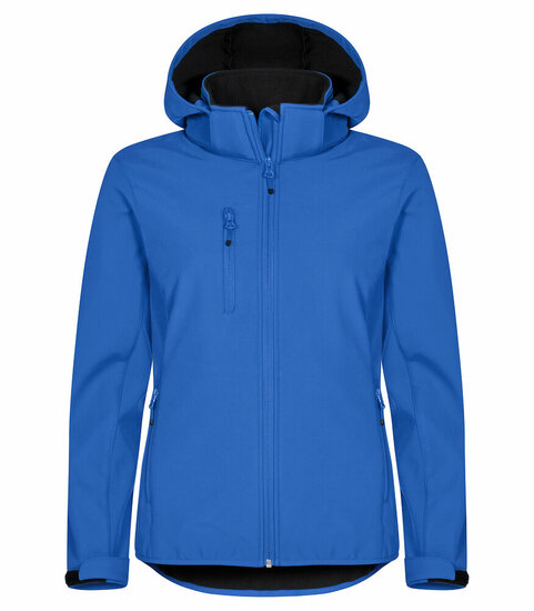 Clique Hoody Softshell Jas blauw