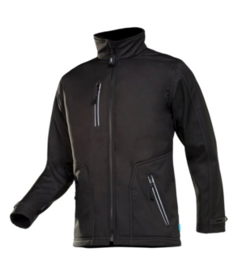 Sioen softshell jas Pulco zwart