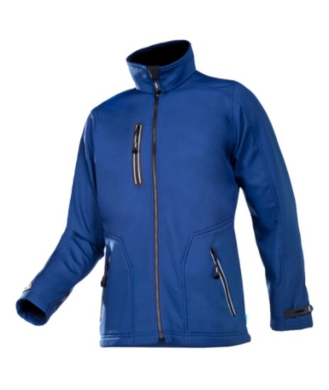 Sioen softshell jas Pulco blauw