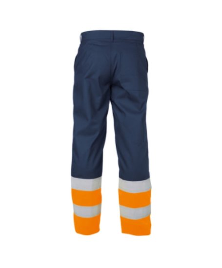 Zichtbaarheidsbroek Corona blauw oranje 2