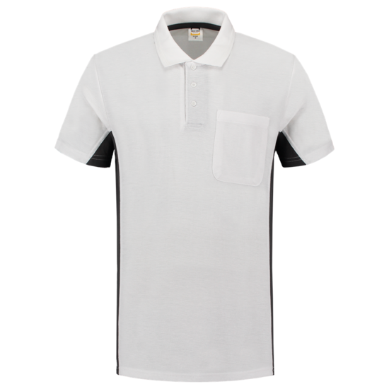 Poloshirt Tricorp TP2000 wit grijs 2