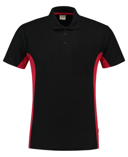 Poloshirt Tricorp TP2000 zwart rood 5