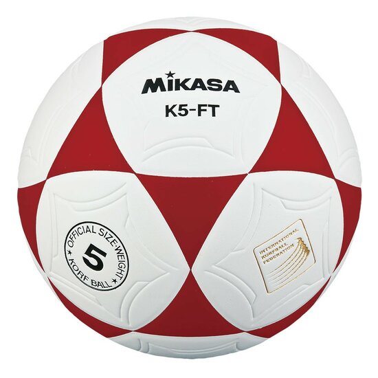 Mikasa Korfbal K5-FT rood wit