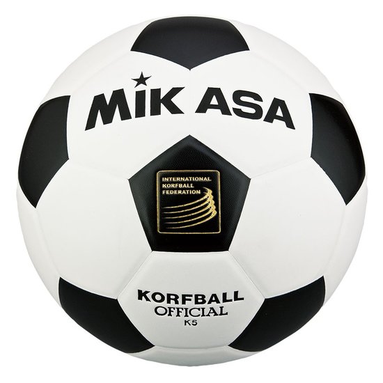 Mikasa Korfbal K zwart wit