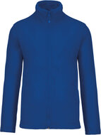 Fleecevest met rits blauw