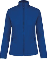 Fleecevest met rits blauw