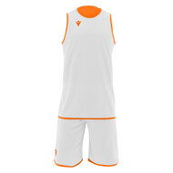 Macron X500 reversible basketbalset oranje