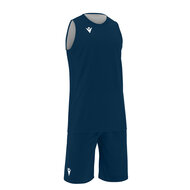 Macron X500 reversible basketbalset navy