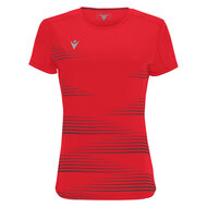 Macron Irma hardloopshirt rood