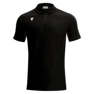 Macron Clarinet piquet poloshirt zwart