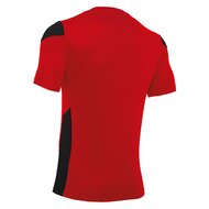 Macron Polis shirt rood zwart