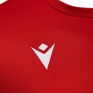 Macron Polis shirt rood zwart