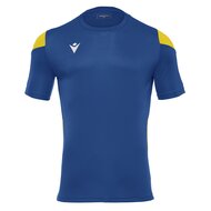 Macron Polis sportshirt blauw geel