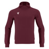 Macron hoodie bordeaux rood