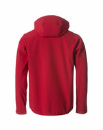 Clique Hoody Softshell Jas rood