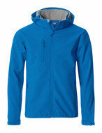 Clique Hoody Softshell Jas blauw