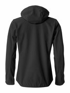 Clique Hoody Softshell Jas zwart