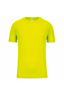 Sportshirt geel quickdry