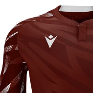 Macron Themis shirt bordeaux rood