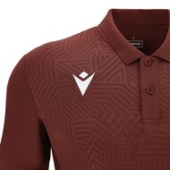 Macron Rap polo bordeaux rood