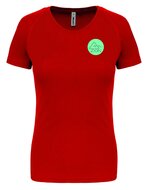 Festival ZION - shirt dames - rood