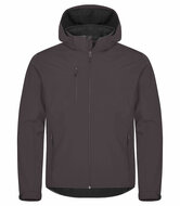 Clique Hoody Softshell Jas grijs