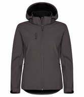 Clique Hoody Softshell Jas grijs