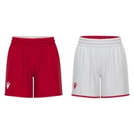 Macron F500 reversible basketbalshort dames rood