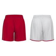 Macron F500 reversible basketbalshort dames rood