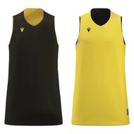 Macron Idaho reversible basketbalshirt - zwart/geel