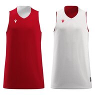 Macron Idaho reversible basketbalshirt - rood/wit