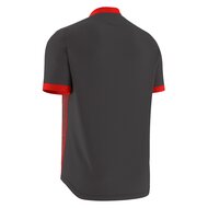 Macron Wyvern shirt - antraciet/neon rood