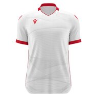 Macron Wyvern shirt wit rood