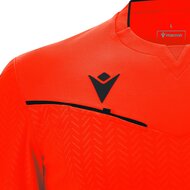 Macron Ponnet scheidsrechtersshirt rood