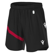 Macron Shen short zwart rood