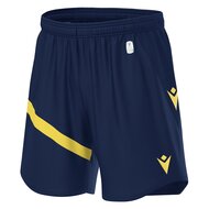 Macron Shen short navy geel