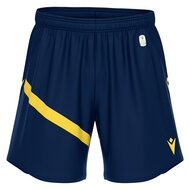 Macron Shen short navy geel