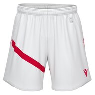 Macron Shen short wit rood