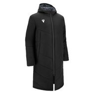 Macron Northland padded long jacket zwart