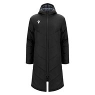 Macron Northland padded long jacket zwart