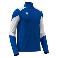 Macron Izel 1/4 Zip Top blauw wit