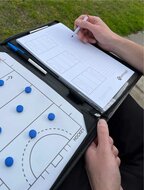 Coachmap Hockey met rits tactiekmap