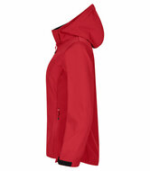 Clique Hoody Softshell Jas rood