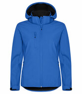 Clique Hoody Softshell Jas blauw