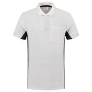 Poloshirt Tricorp TP2000 wit grijs 2